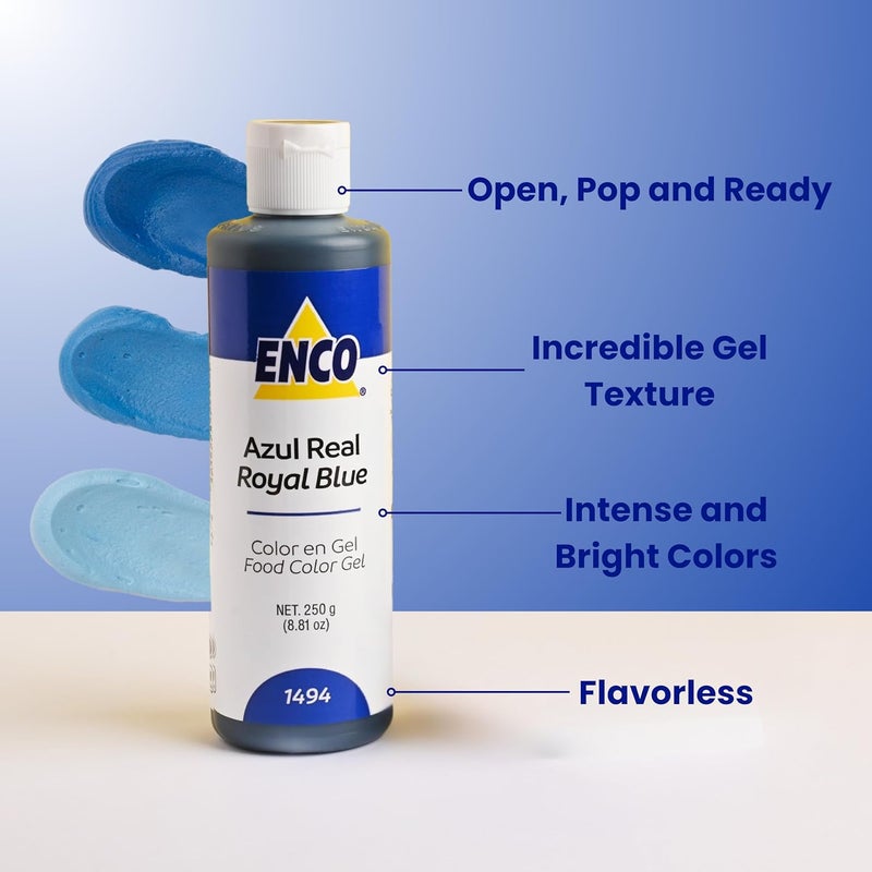 ENCO Royal Blue Gel Food Color 250g - Image 2